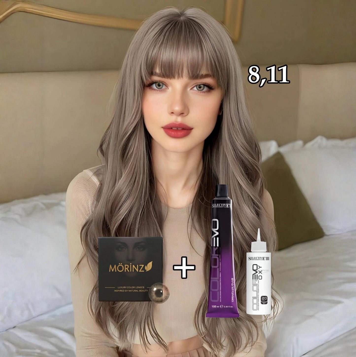 مجموعة العيون الرمادية لإطلالة مثالية