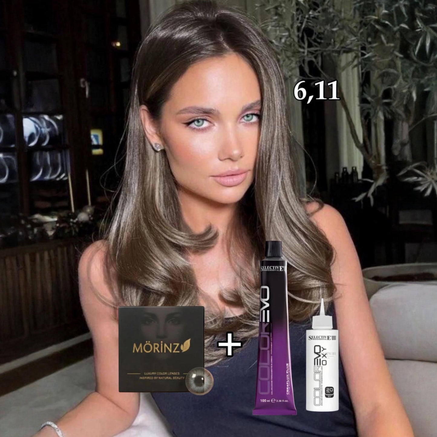 Perfekt Look-Blå Ögon Set