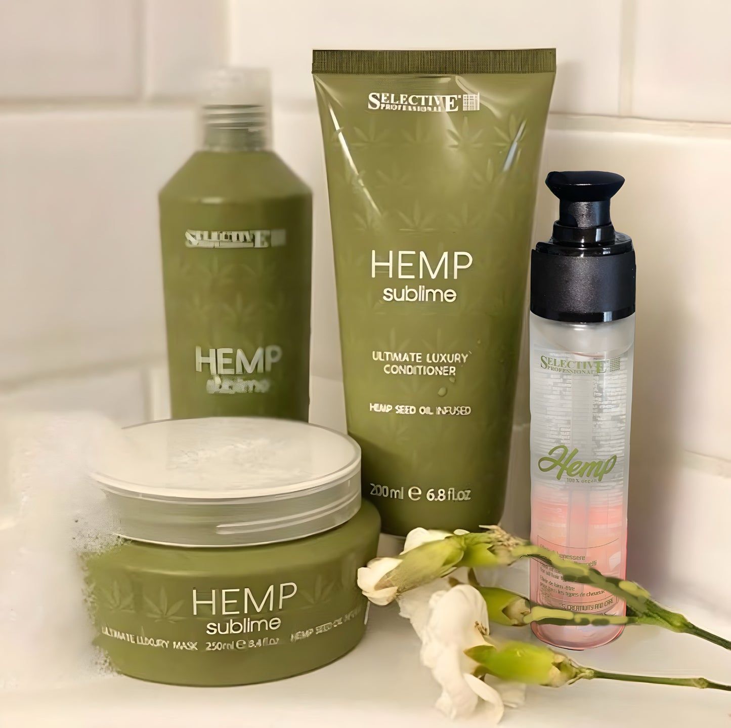 Hemp Sublime-Vågigt hårvård set