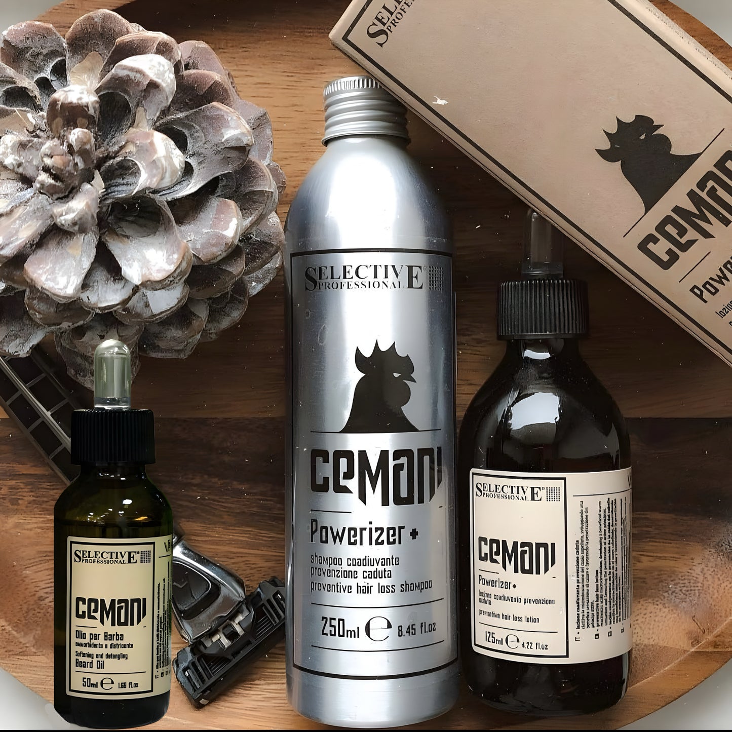 Behandlingsserie för håravfall och hårväxt-För man