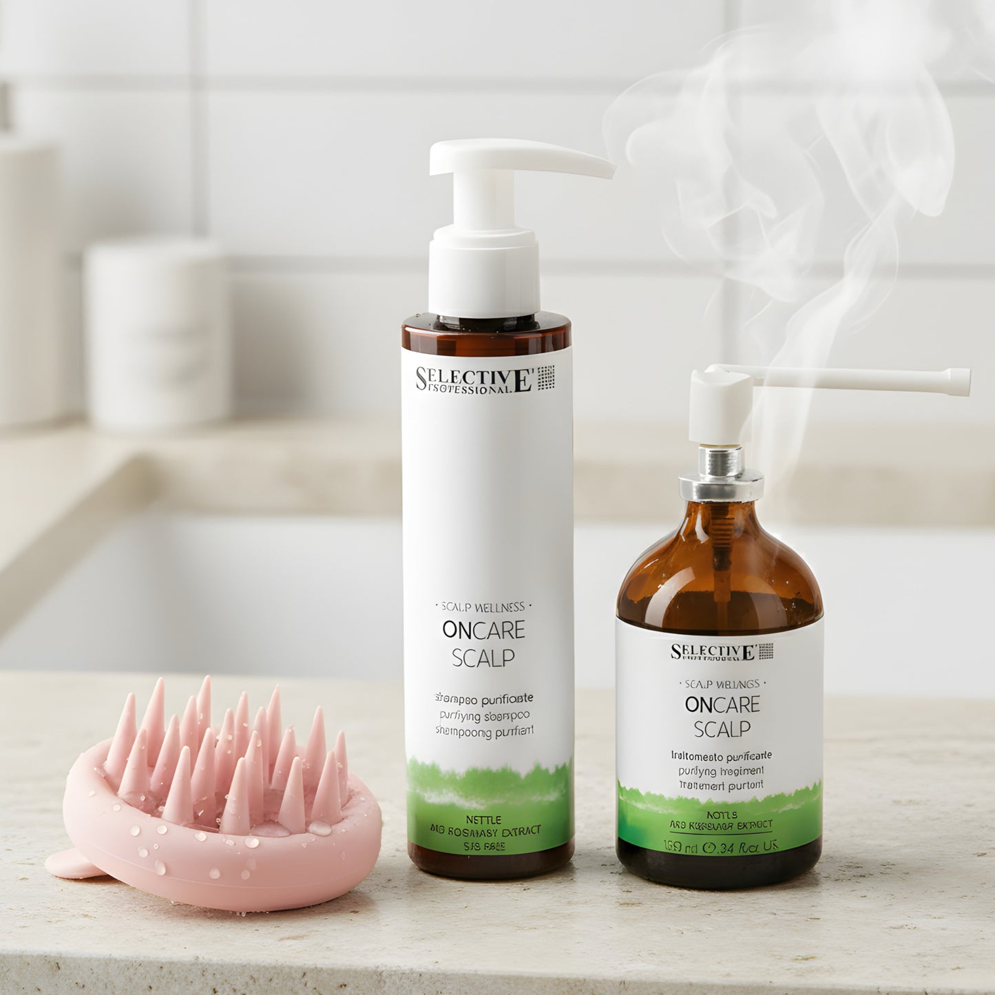 علاج قشرة الرأس - تنقية فروة الرأس