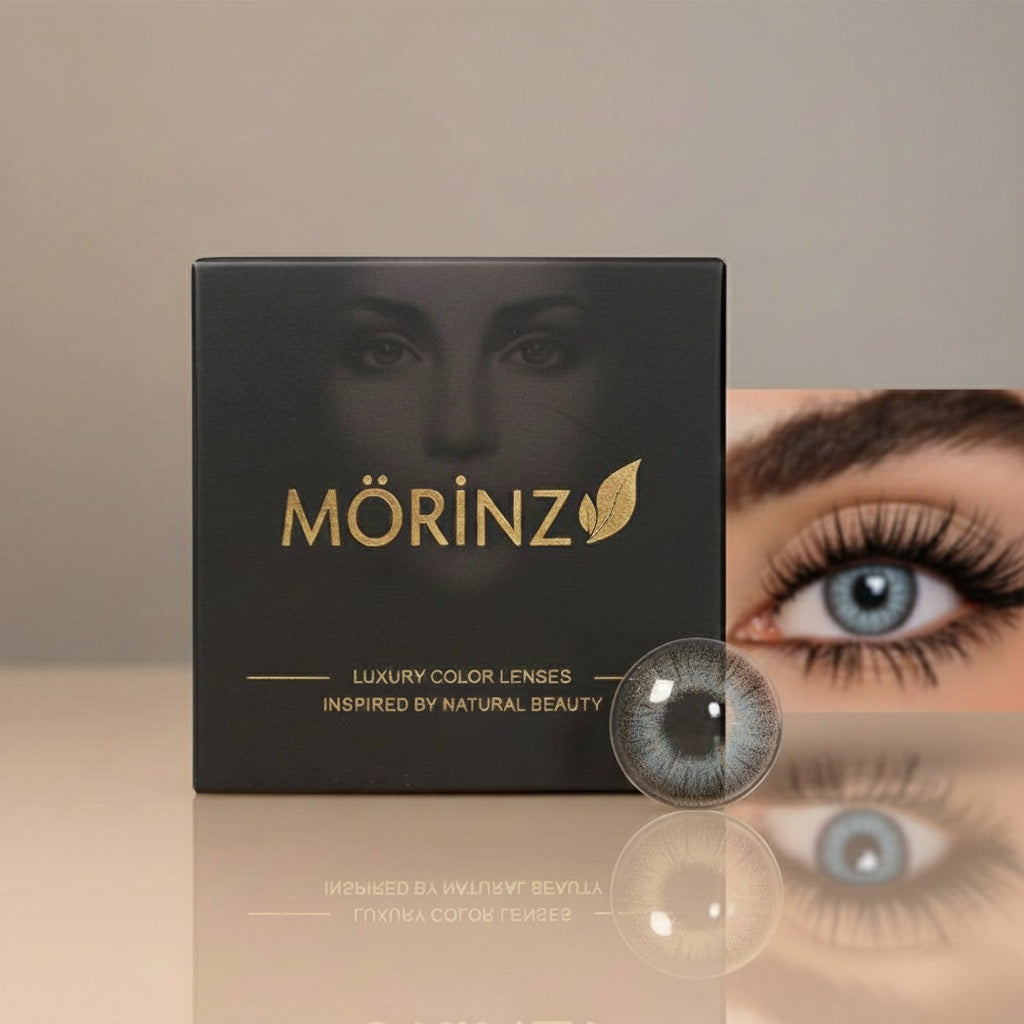 MÖRINZ Blue Mist – Färgade Kontaktlinser