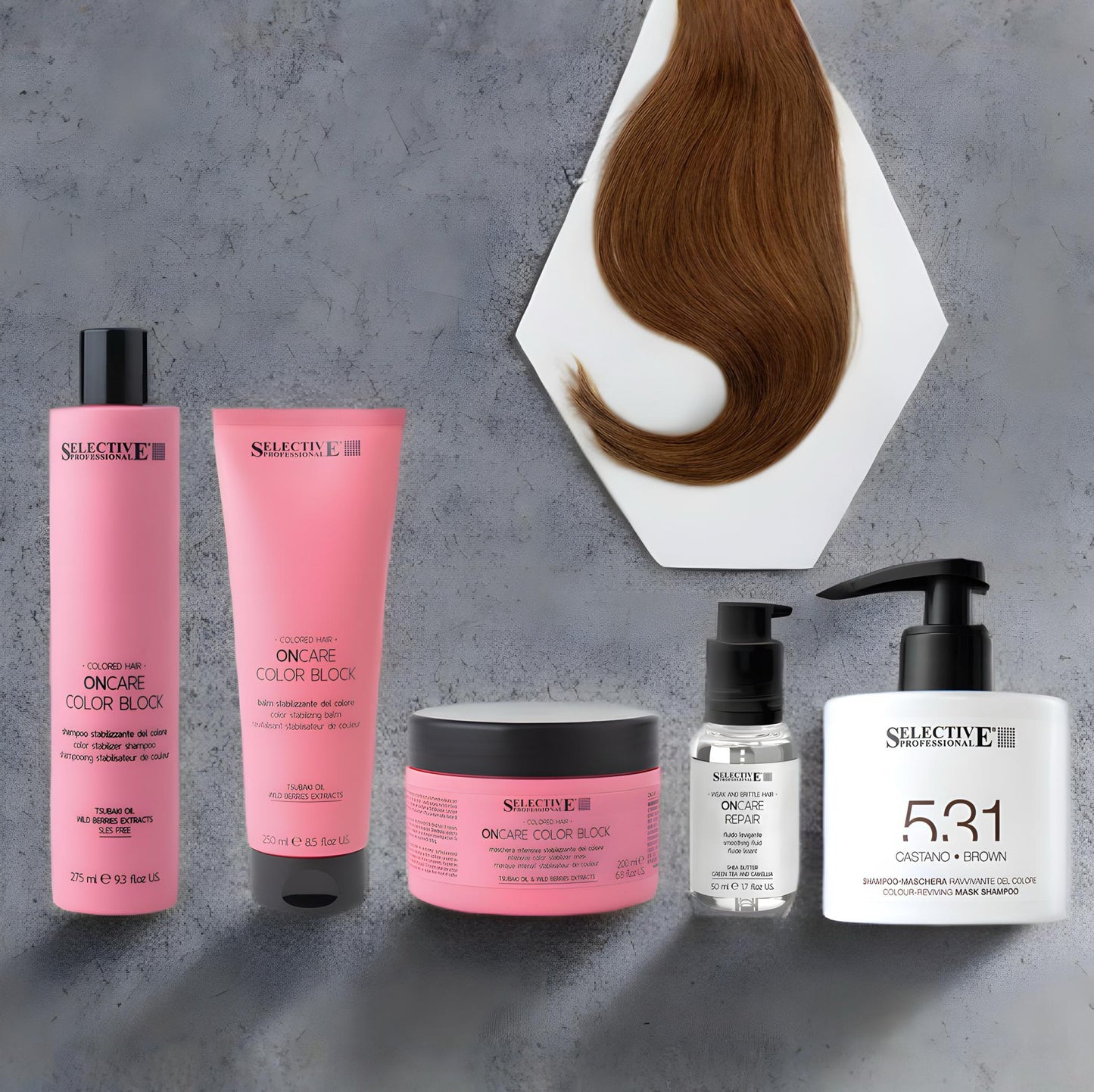 Brunfärg-Hårvårdsset(täcka grått hår)