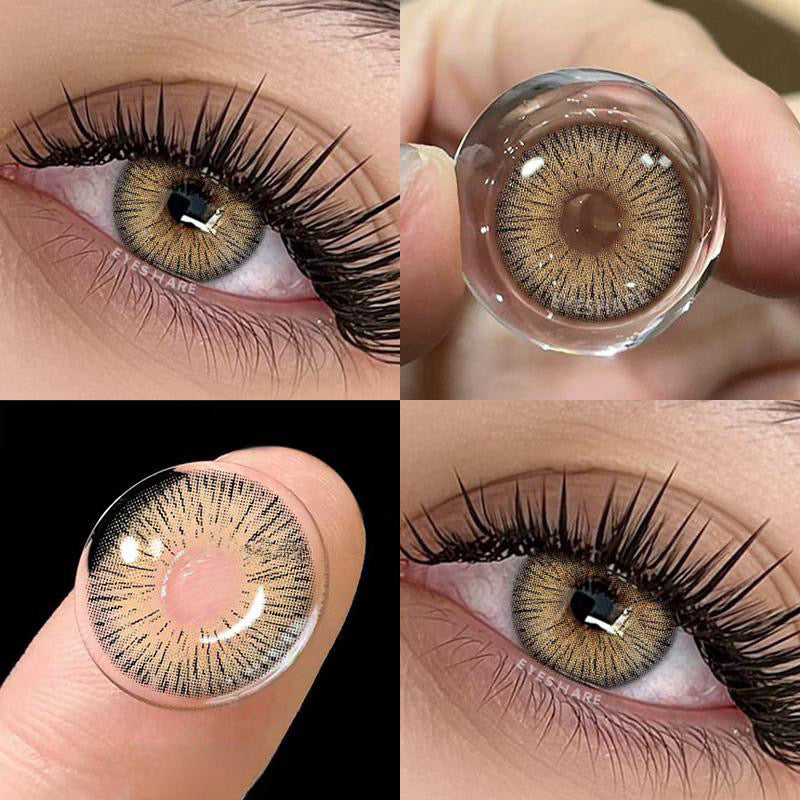 MÖRINZ Golden Hazel – Färgade Kontaktlinser