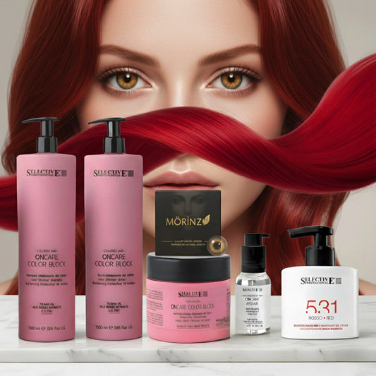 Rödfärg-Hårvårdsset