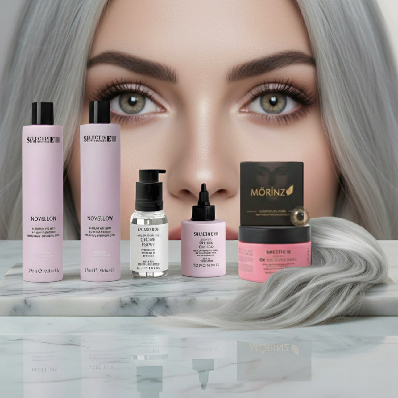 مجموعة العنايه بالشعر السيلفر