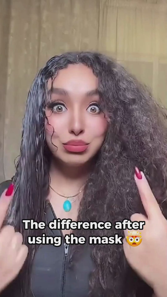 Skadat hårvårdsset